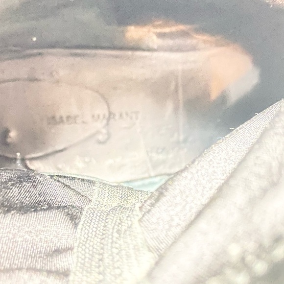 Isabel Marant•black leather ‘detchel’ ankle boots with vibram soles size 38 US 8 - Picture 5 of 11